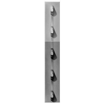 Studded T-Post, 6-Ft. x 1-1/4-In. Gray