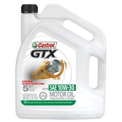 GTX Motor Oil, 10W-30, 5-Qts.