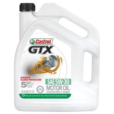 GTX Motor Oil, 5W-30, 5-Qts.