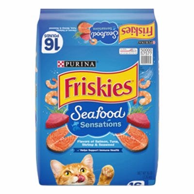 Cat Food, Seafood Sensations, 16-Lb. Bag
