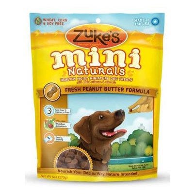 Mini Naturals Dog Treats, Peanut Butter, 6-oz. Pouch