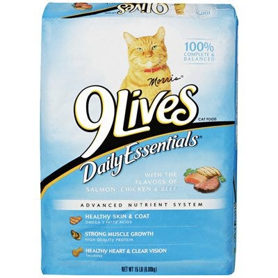 Daily Essentials Cat Food, Dry, 20 lb