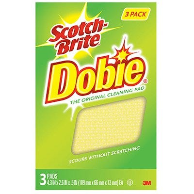 Dobie Cleaning Pads, 3-Pk.