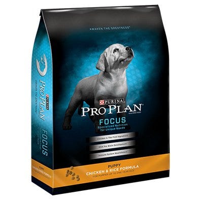 Dog Food, Dry, Focus Chicken & Rice Puppy, 34-Lbs.