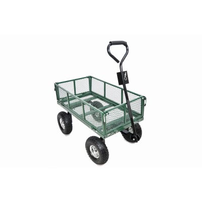 4-Wheel Mesh Garden Cart