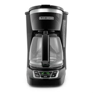 Programmable Coffee Maker, Black, 12-Cup