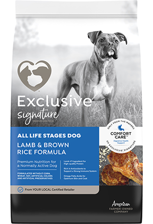 Exclusive Signature ALL LIFE STAGES Lamb & Brown Rice Formula