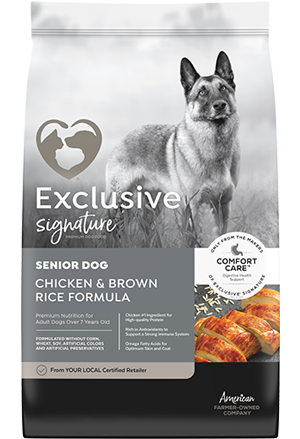 Exclusive Signature SENIOR DOG Chicken & Brown Rice Formula