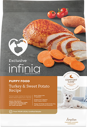 Infinia PUPPY Turkey & Sweet Potato Recipe