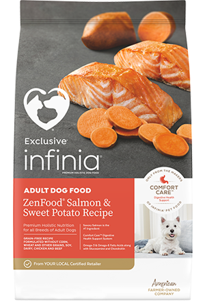 Infinia ZENFOOD® Salmon & Sweet Potato Recipe