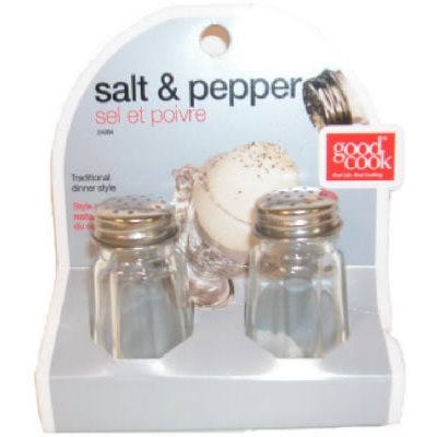 Glass Salt & Pepper Shaker Set