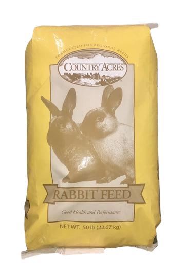 Country Acres Rabbit Feed, 50 lbs.