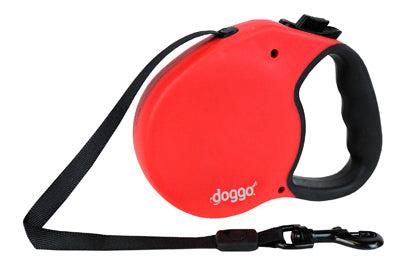 Retractable Leash, Small, Red, 13-Ft.
